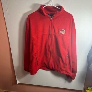 Ohio State Buckeyes Fleece Zip Up Jacket Men’s Medium
